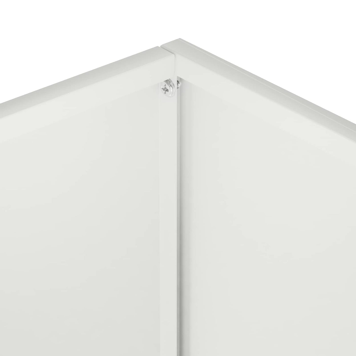 vidaXL Garden Planter 2 pcs White 40 x 20 x 50 cm Cold-rolled Steel 6