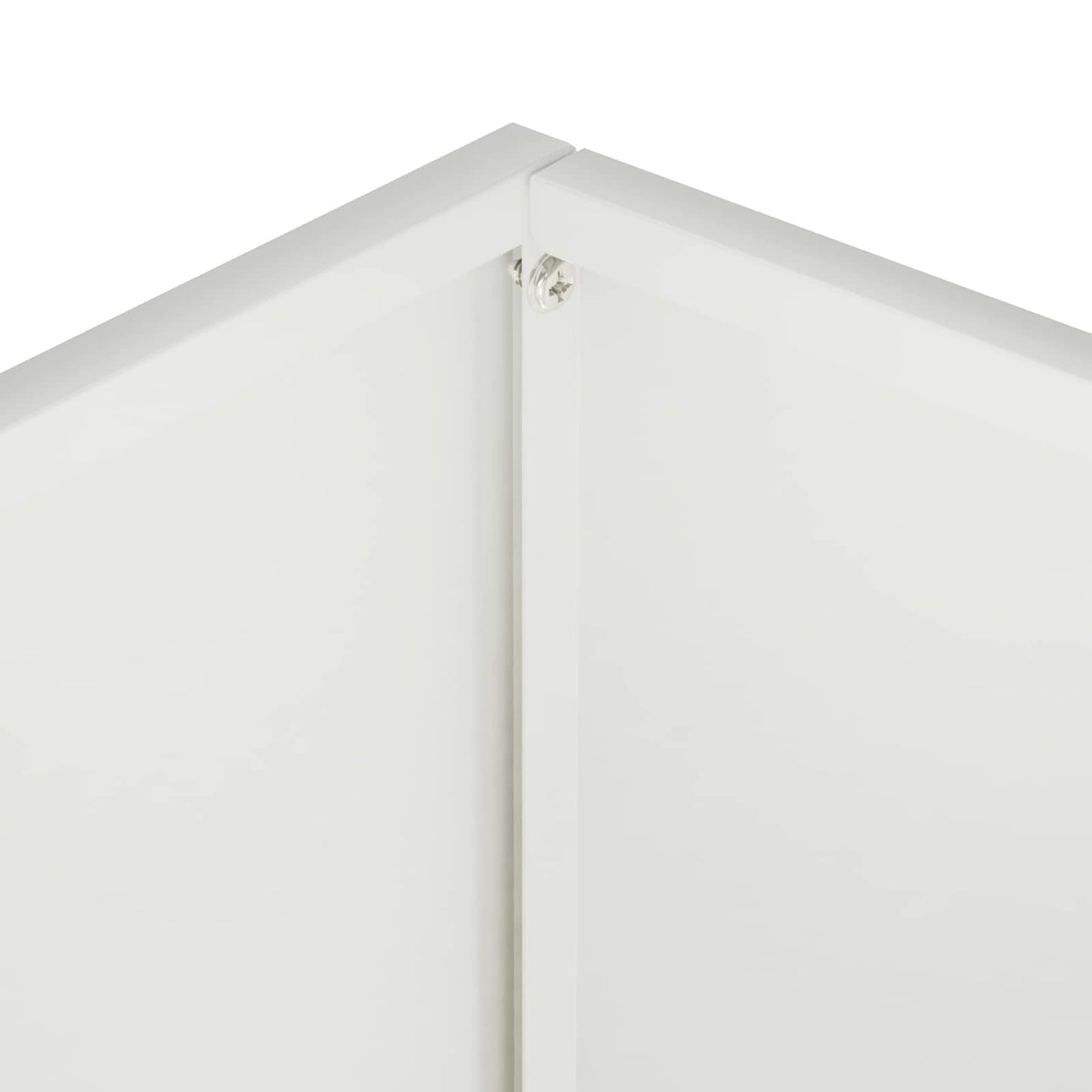 vidaXL Garden Planter 2 pcs White 40 x 30 x 40 cm Cold-rolled Steel 6
