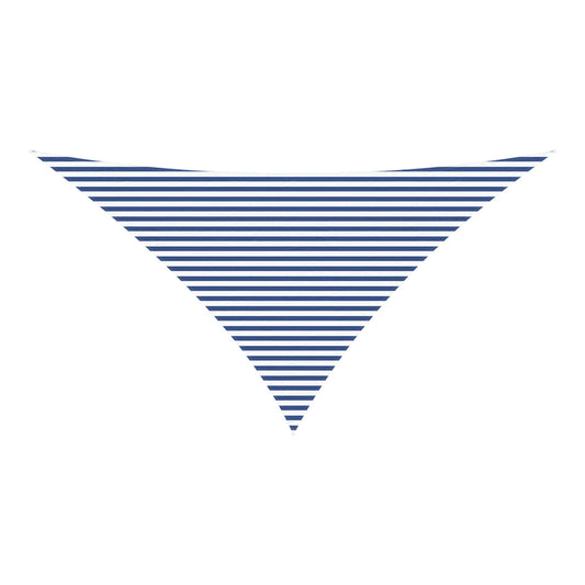 Sun Shade Sail Triangular 7 x 5 x 5 m 100% Polyester Oxford Width 7 m Blue and white