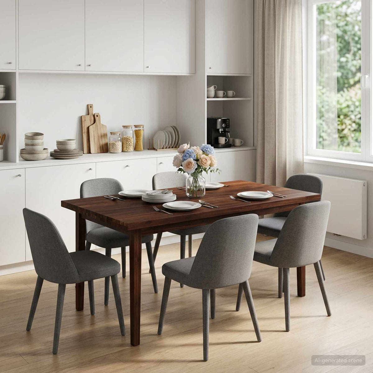 vidaXL Table Top Dark Brown Rectangular Depth 60 cm