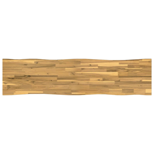 vidaXL Live Edge Table Top 140 x 40 x 3.2 cm Rectangular 2