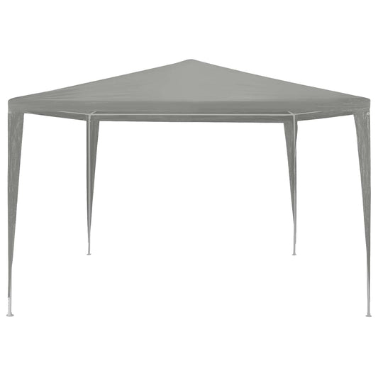 vidaXL Party Tent Light Grey 300 x 300 x 255 cm PE and Steel 2