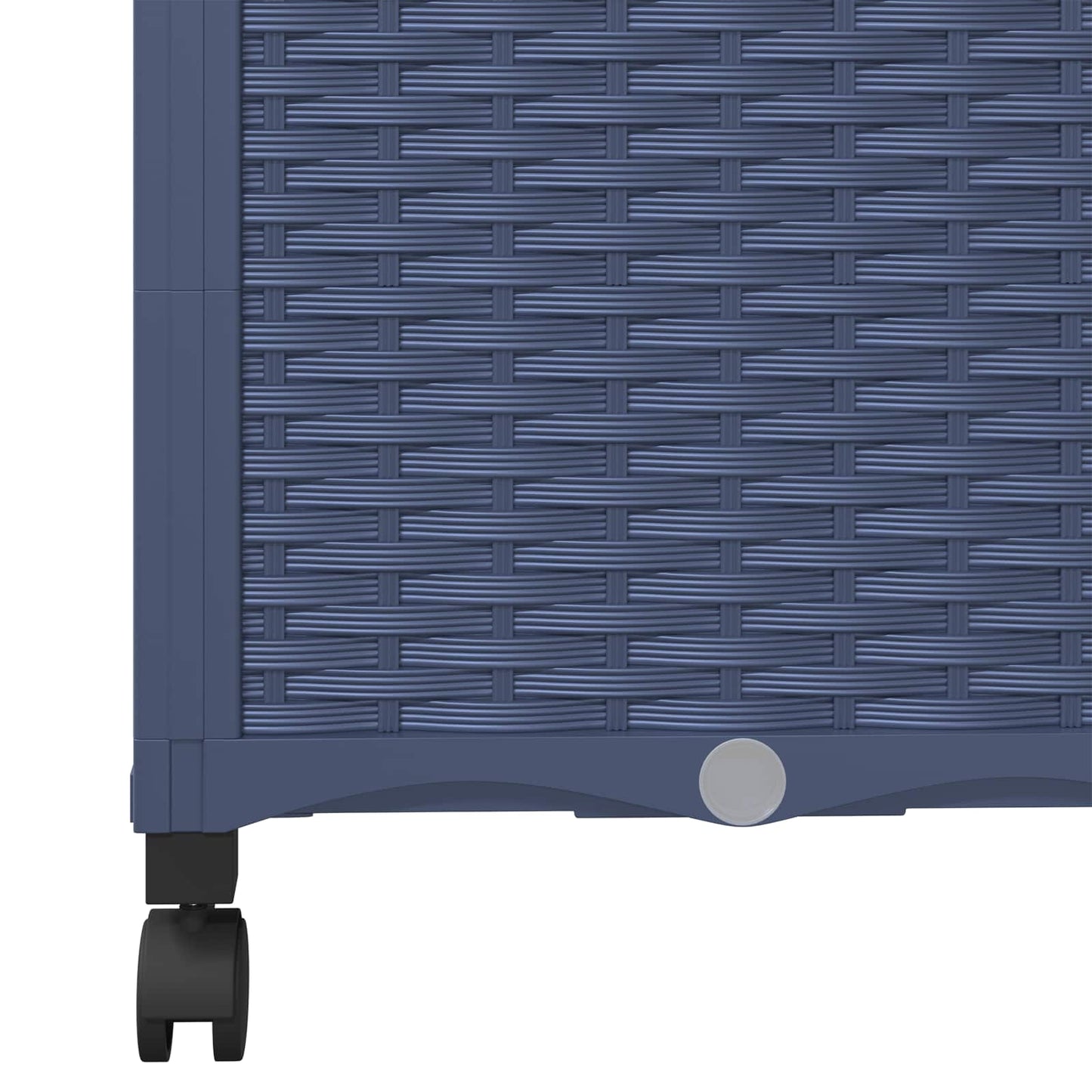 vidaXL Garden Planter with Trellis&Wheels Blue Grey 40 x 40 x 146 cm 6