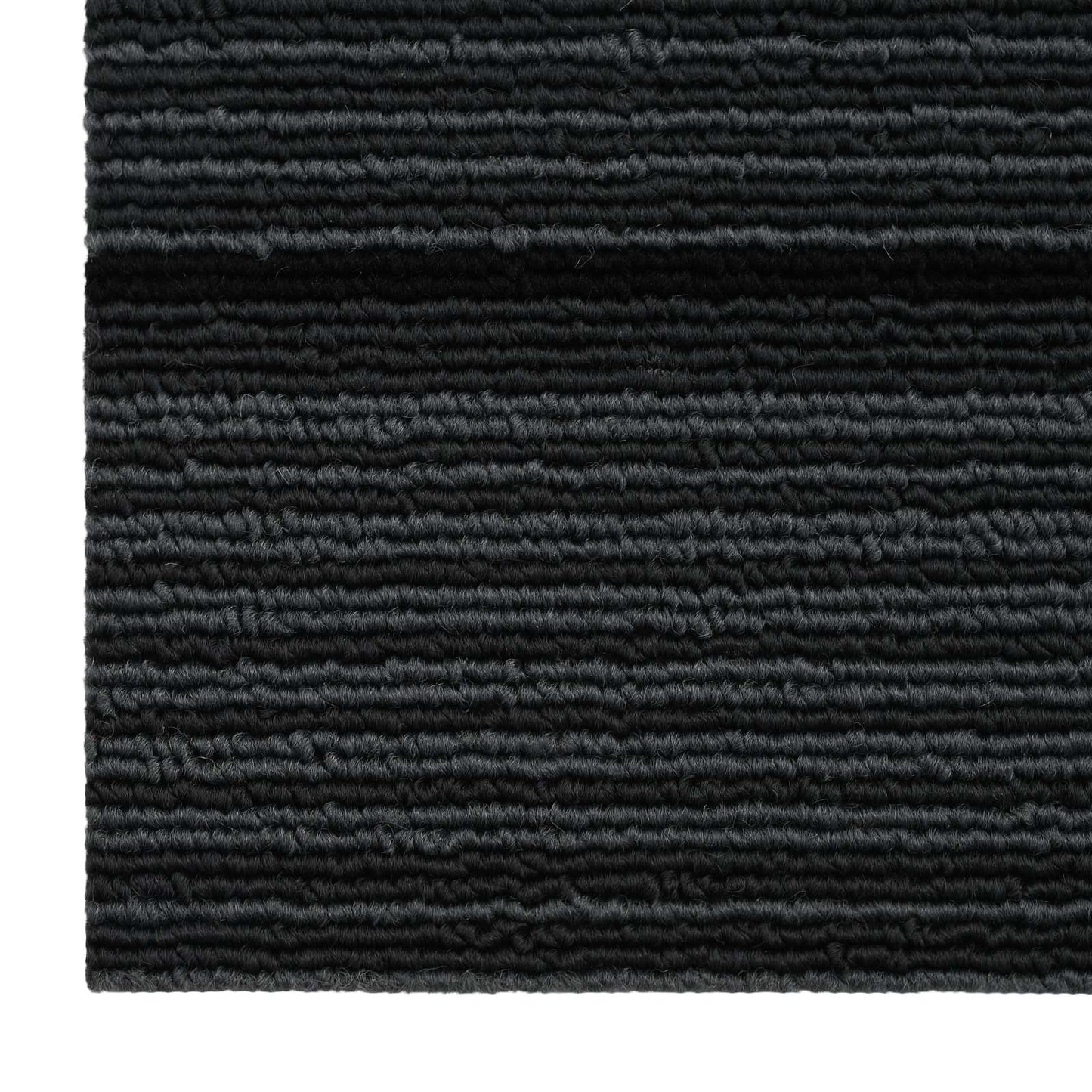 vidaXL Carpet Tile Striped Light Grey 50 x 50 cm 20 pcs PP and Bitumen 6