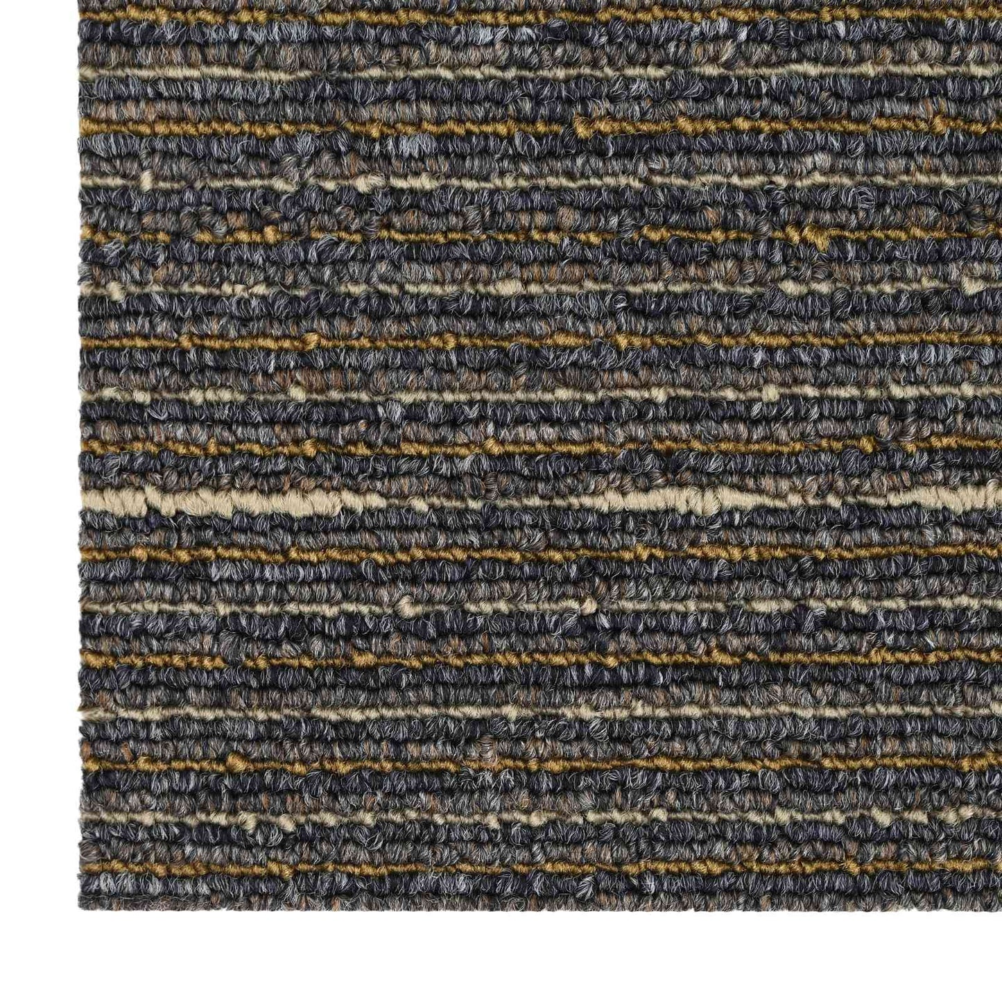 vidaXL Carpet Tile Striped Light Brown 50 x 50 cm 20 pcs 6