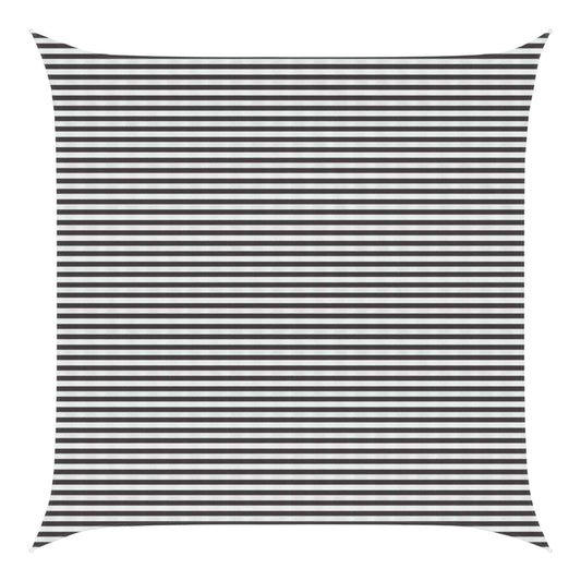 Sunshade Sail 160 g/m² 7x7 m HDPE Anthracite and white