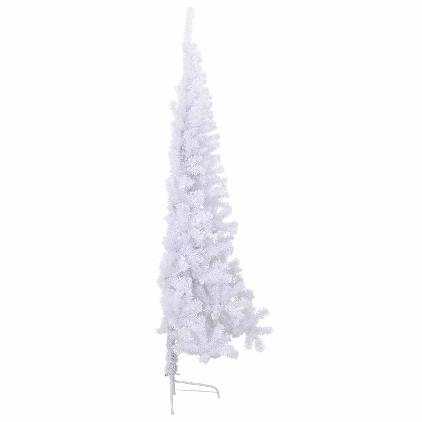 vidaXL Artificial Christmas Tree with Stand White 240 cm PVC and Steel 6