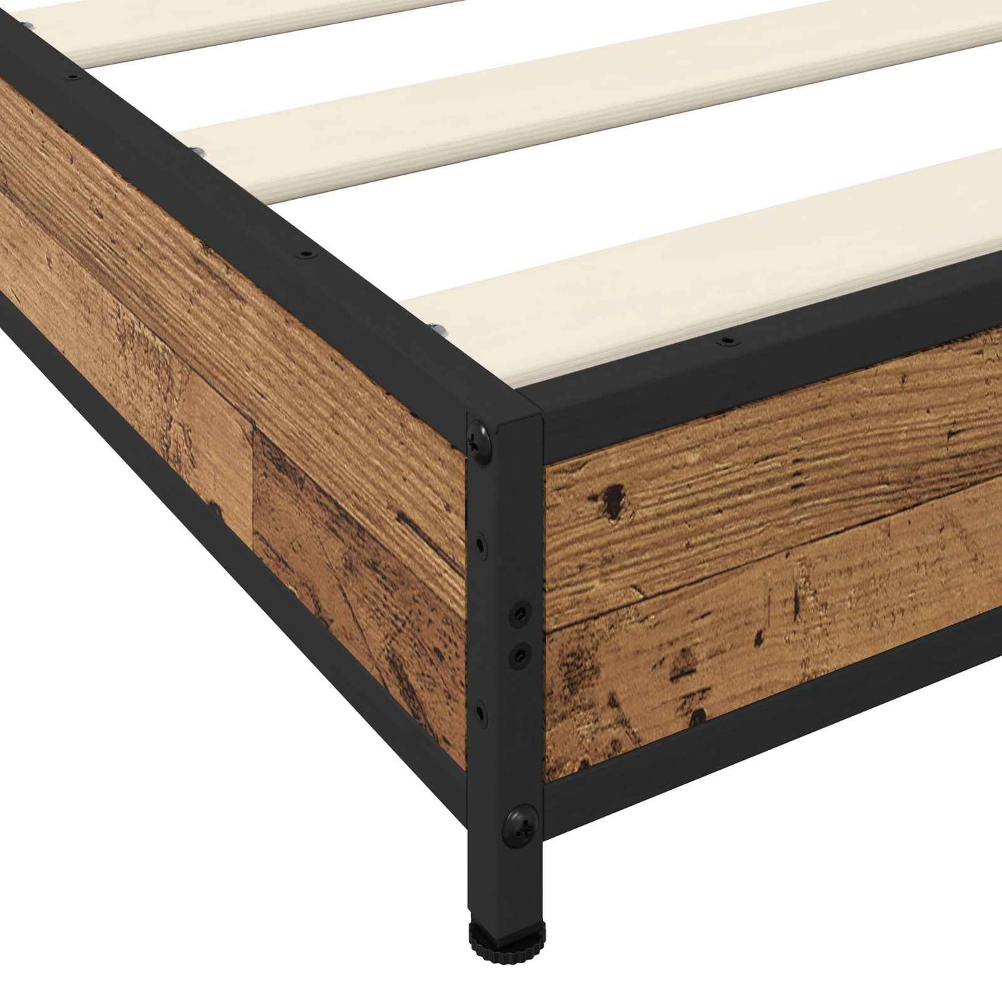 vidaXL Bed Frame Old Wood 80 x 200 cm Engineered Wood 6