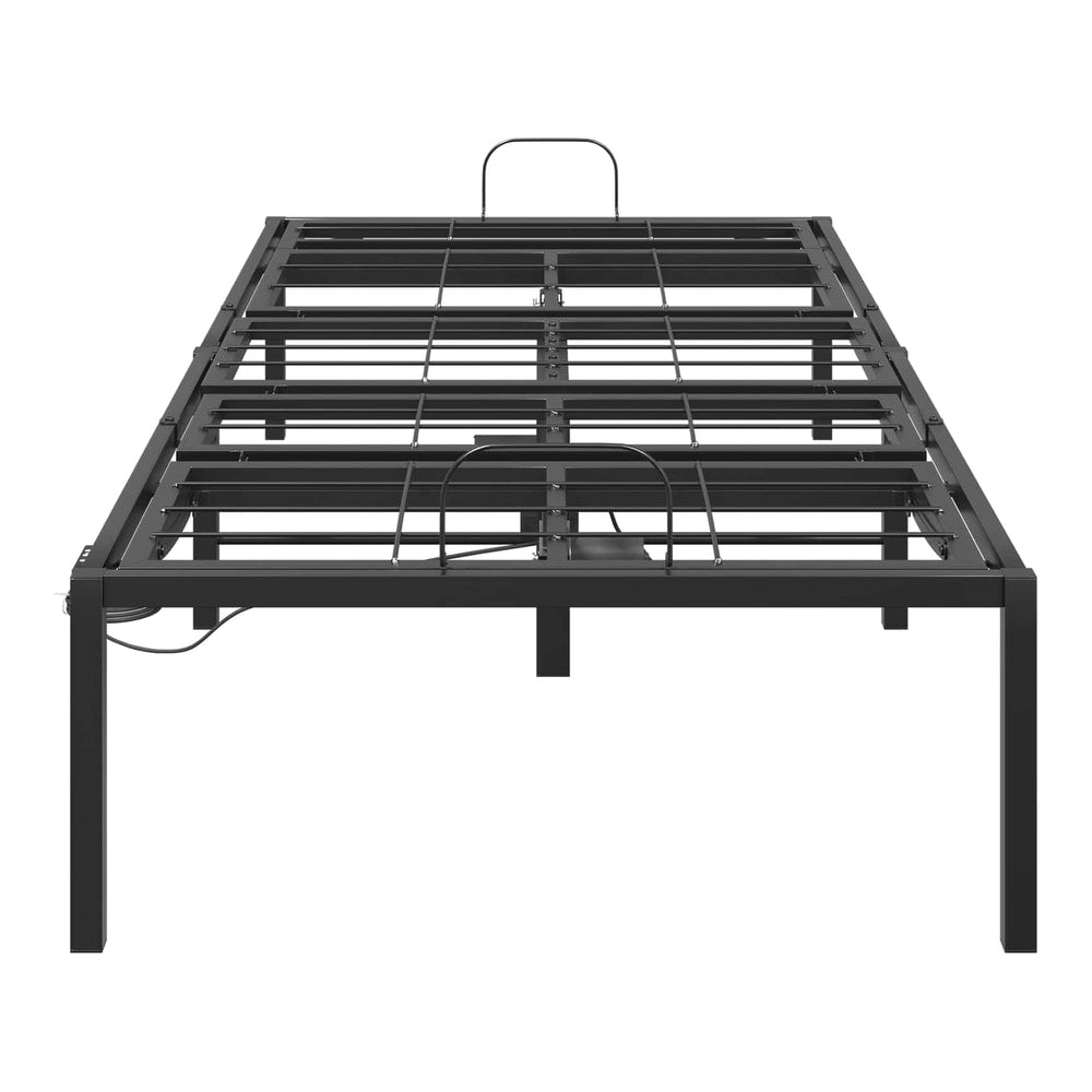 Electric Adjustable Bed Frame Black 200 x 70 x 33.5 cm Steel 80 x 200 cm