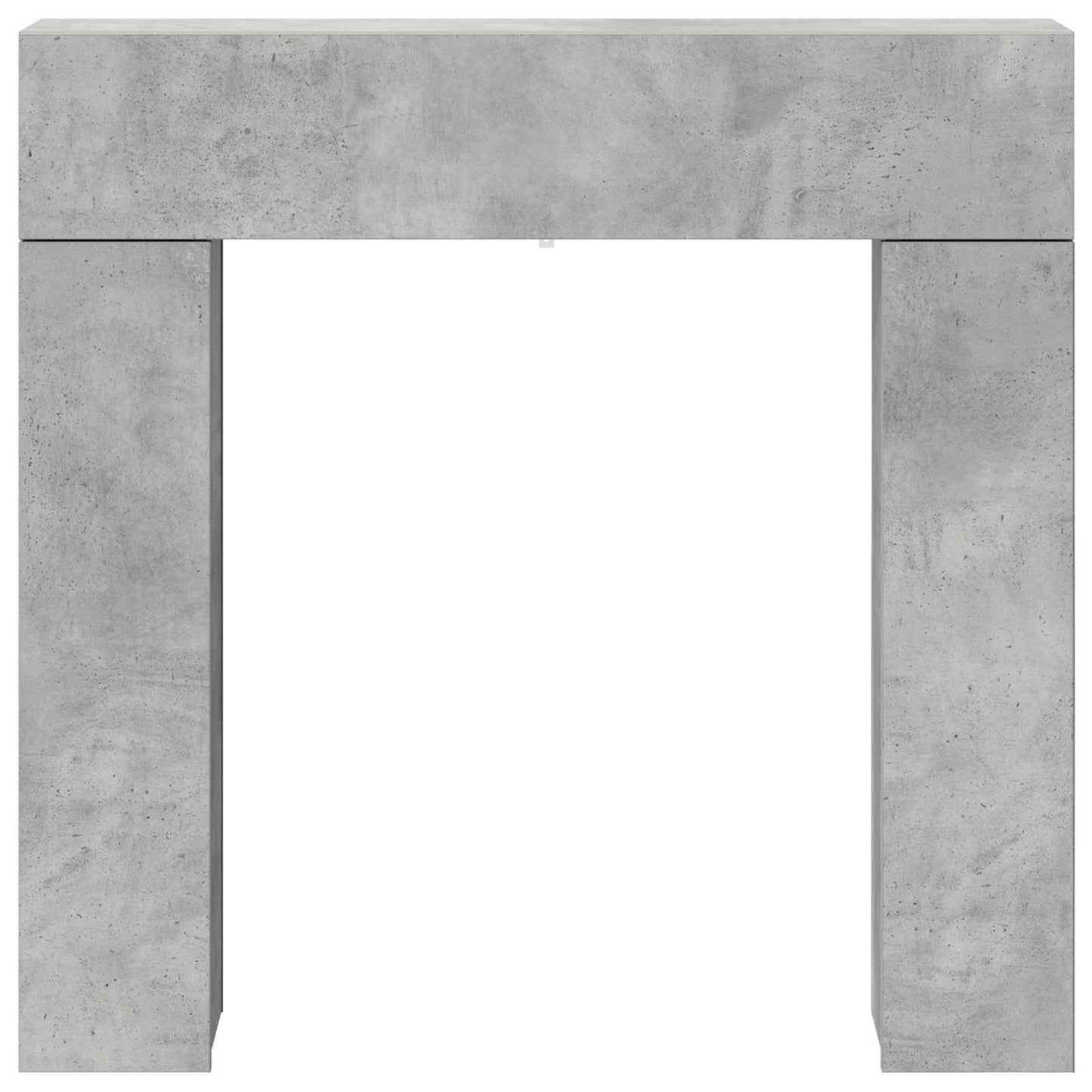 vidaXL Fireplace Surround Concrete Grey 102 x 18 x 100.5 cm 6