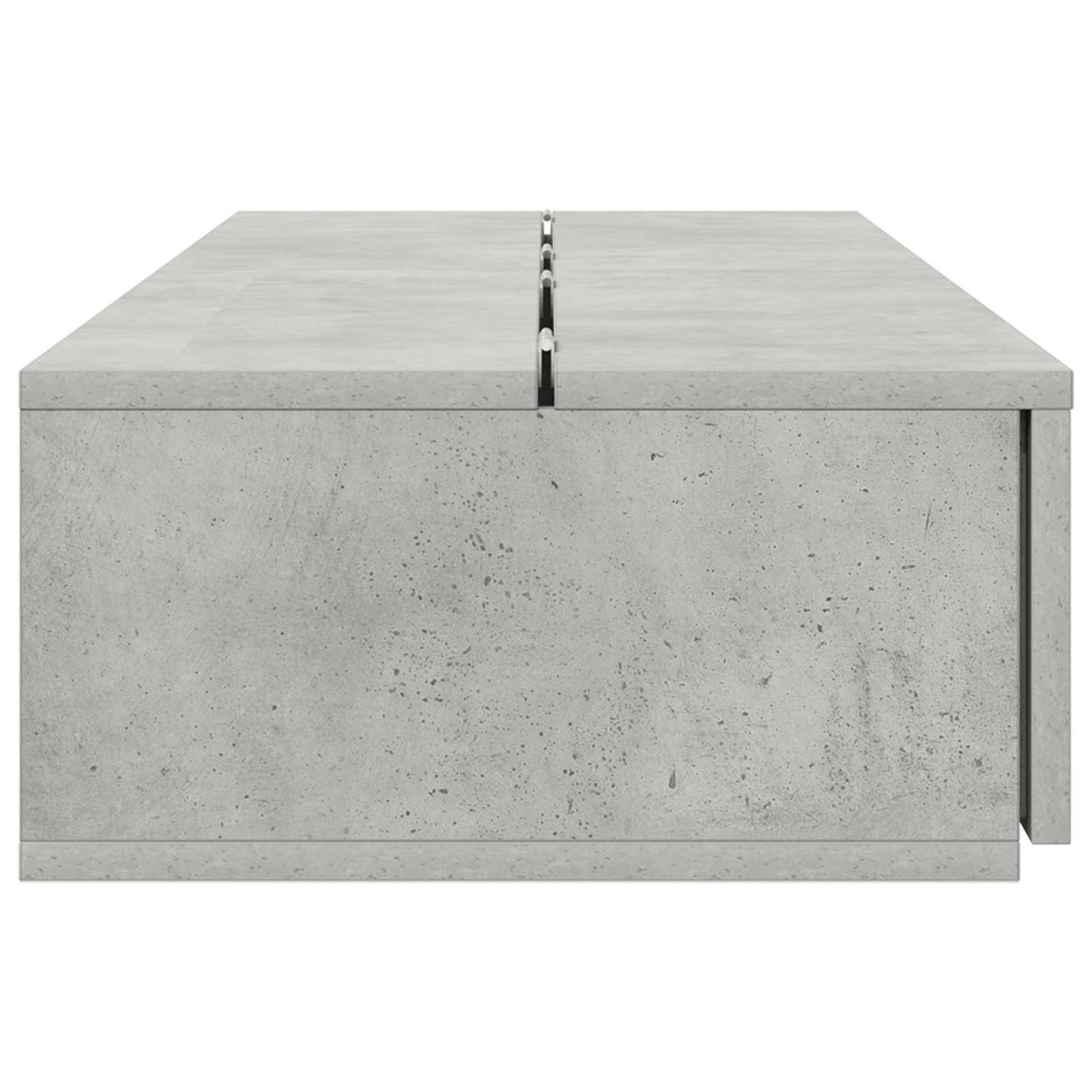 vidaXL Studio Desk Concrete Grey 152 x 40 x 19.5 cm Engineered Wood 6