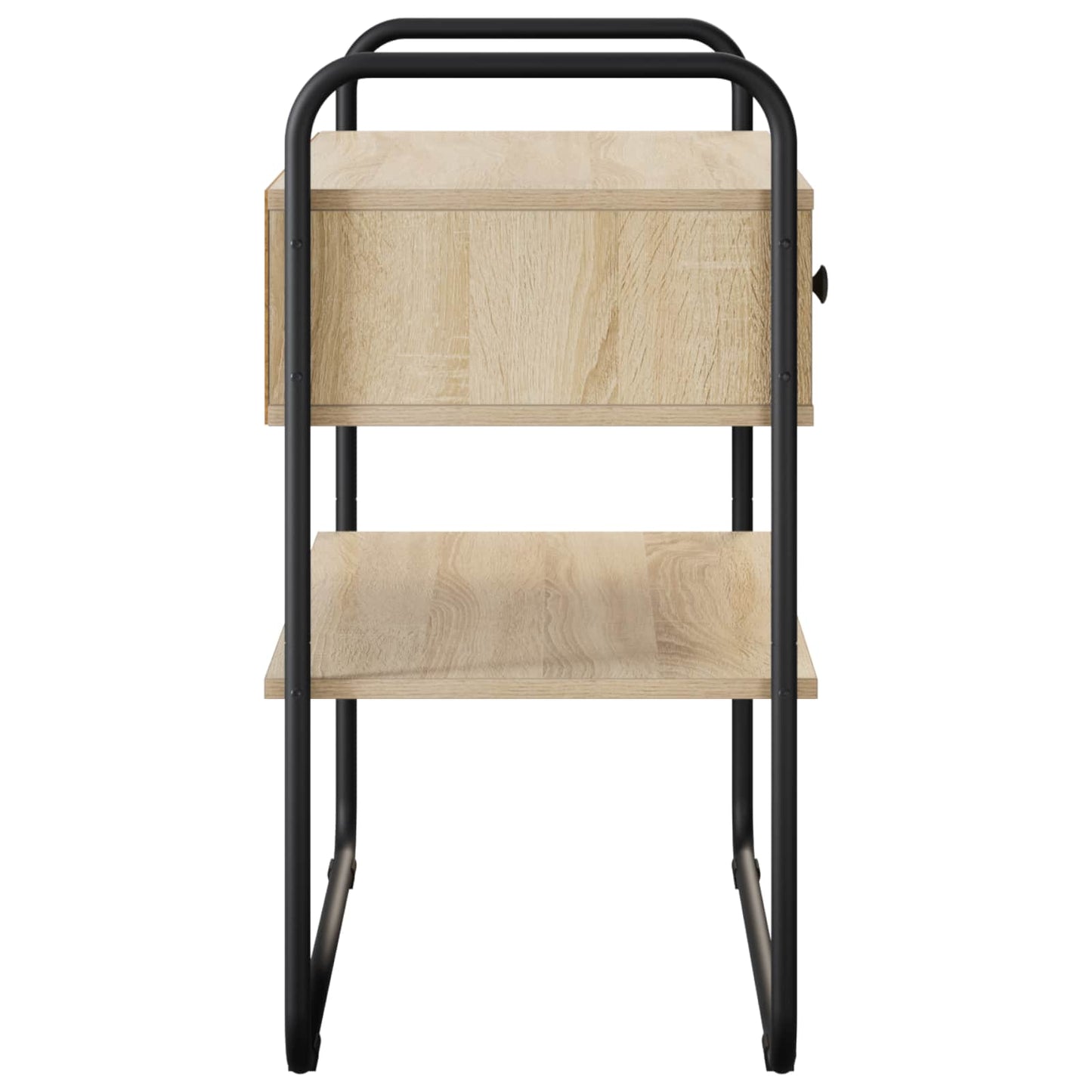 vidaXL Console Table Sonoma Oak 80 x 40 x 75 cm Engineered Wood 6