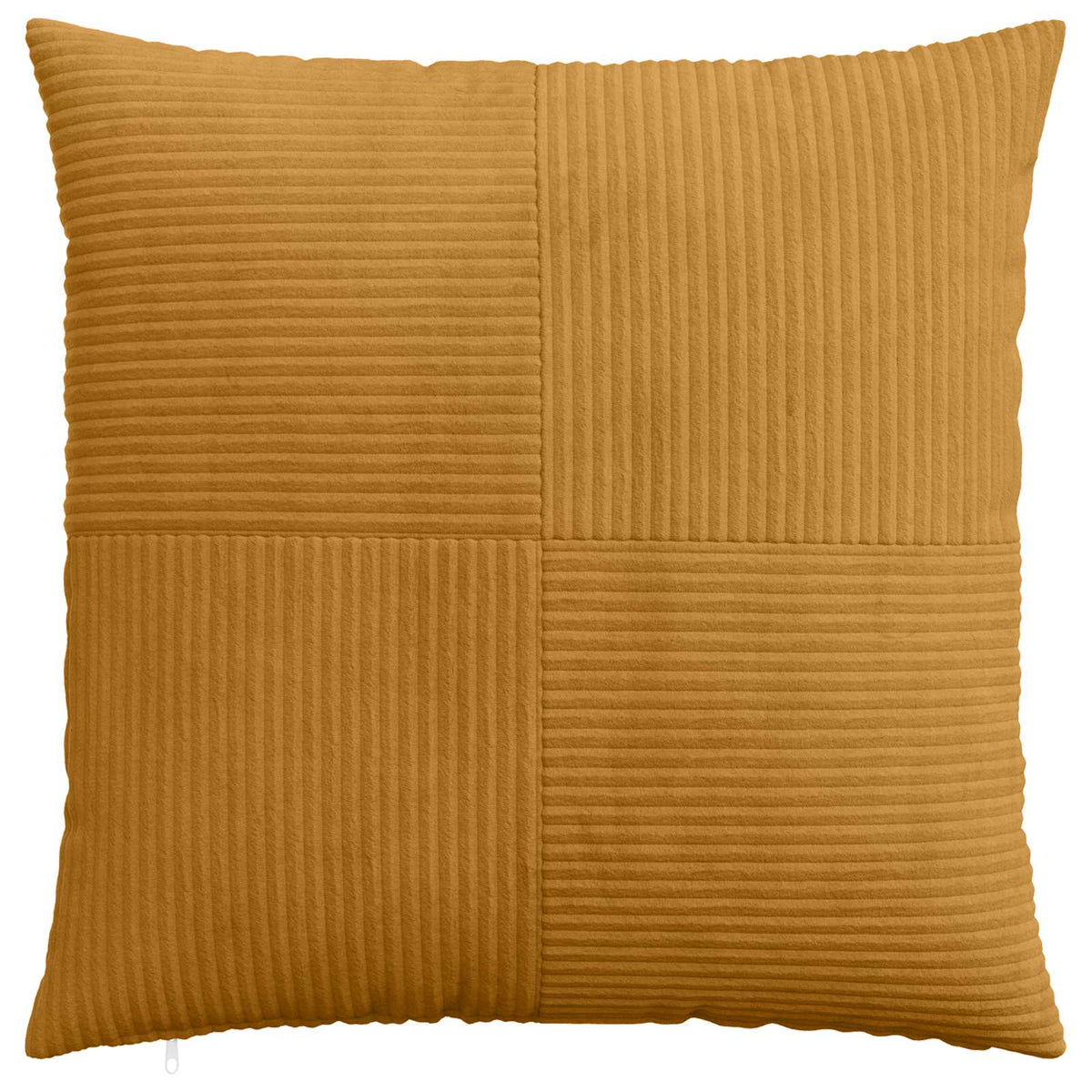 Cushion Cover ALMELO 65 x 65 cm Corduroy 6 Width 65 cm Yellow