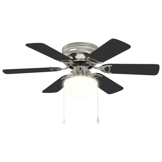 Ceiling Fan with Light and Remote Control Ø Black