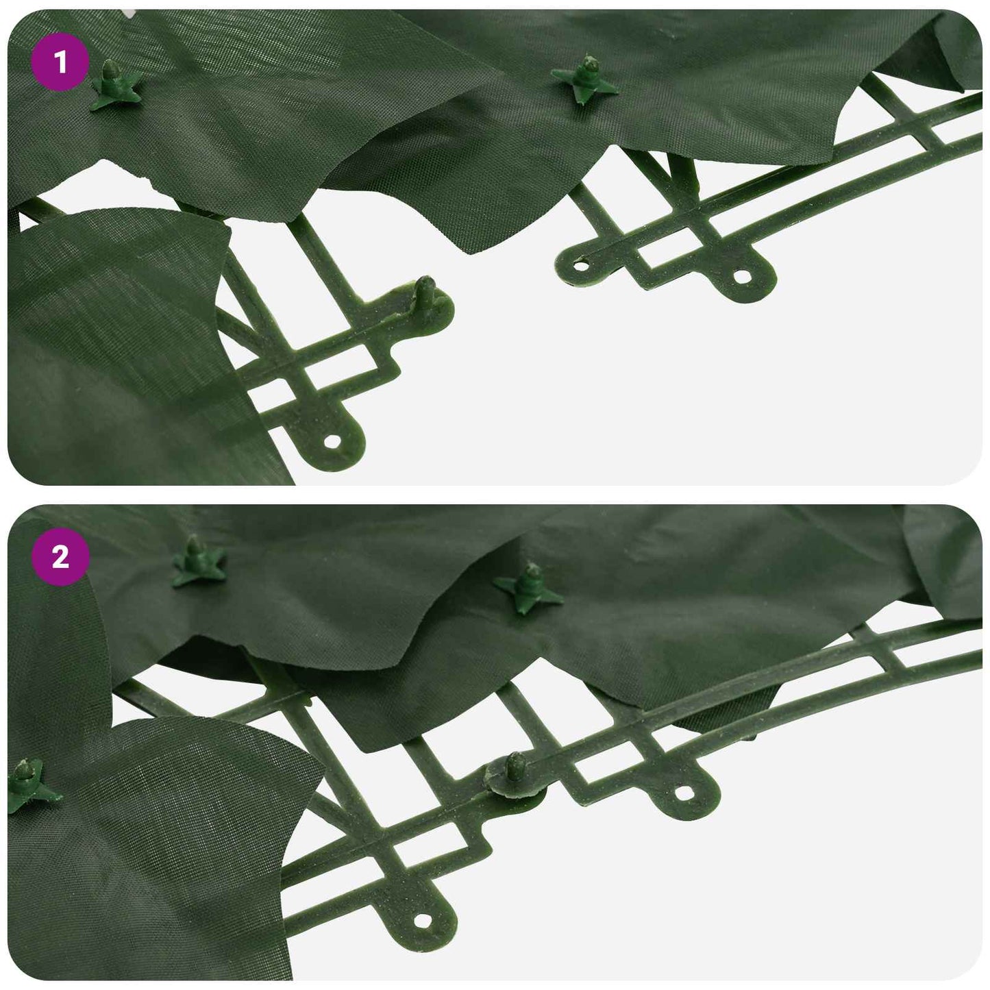 vidaXL Balcony Screen with Leaves Dark Green 500 x 150 cm 6