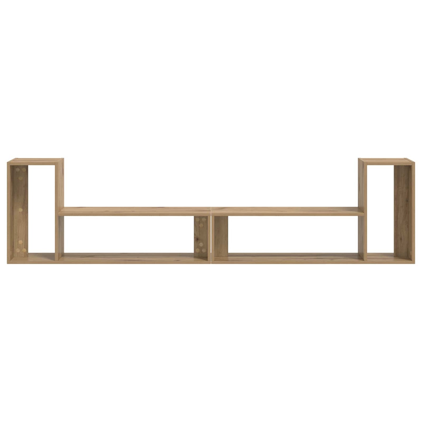 vidaXL TV Cabinet 100 x 30 x 50 cm Artisan Oak Engineered Wood 6