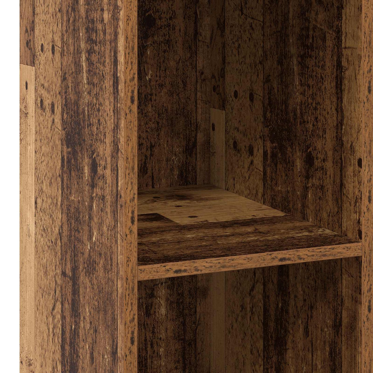 vidaXL Highboard Old Wood 30 x 41 x 124 cm Engineered Wood 6