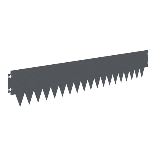 Lawn Edging 103 x Steel 10 Height 20 cm Anthracite