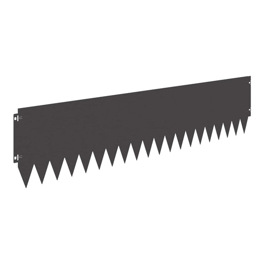 Lawn Edging Steel Height Black