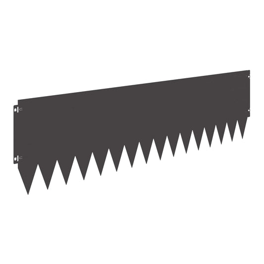 Lawn Edging Steel Height Black