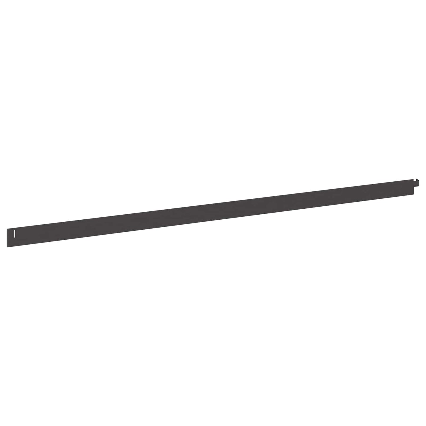 vidaXL Lawn Edging 20 pcs 102 x 4 x 4 cm Steel Black 6