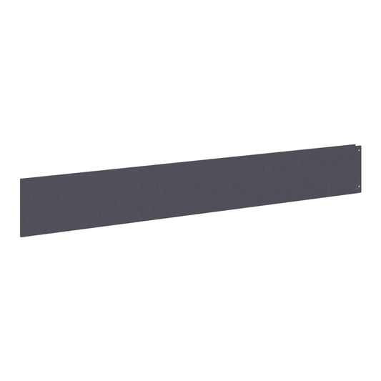 Lawn Edging 100 x Steel 10 Height 15 cm Anthracite