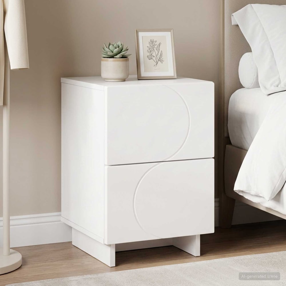 vidaXL Bedside Cabinet 33.5 x 34.5 x 50 cm