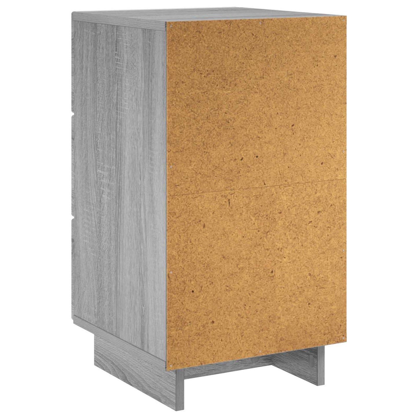 vidaXL Bedside Cabinet Grey Sonoma 33.5 x 34.5 x 60 cm Engineered Wood 6