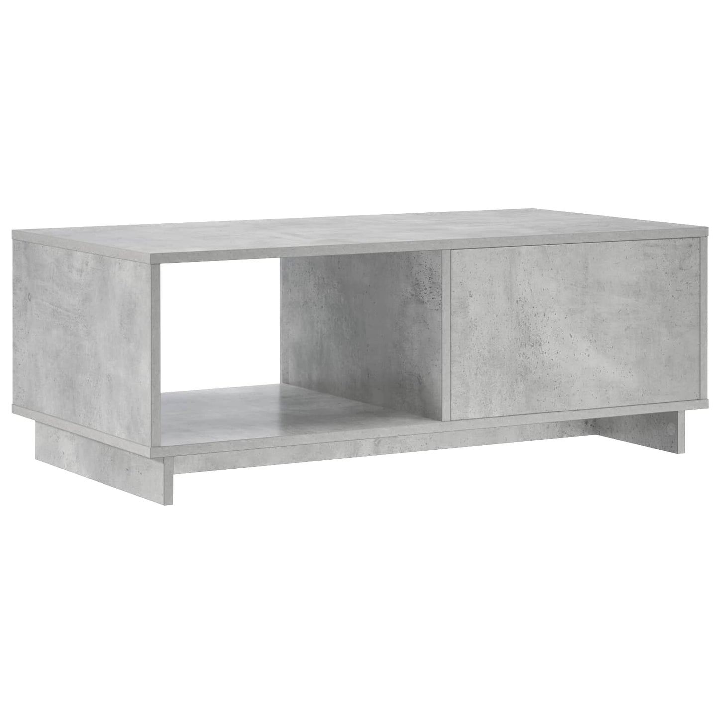 vidaXL Coffee Table Concrete Grey 95 x 50.5 x 35 cm Engineered Wood 6