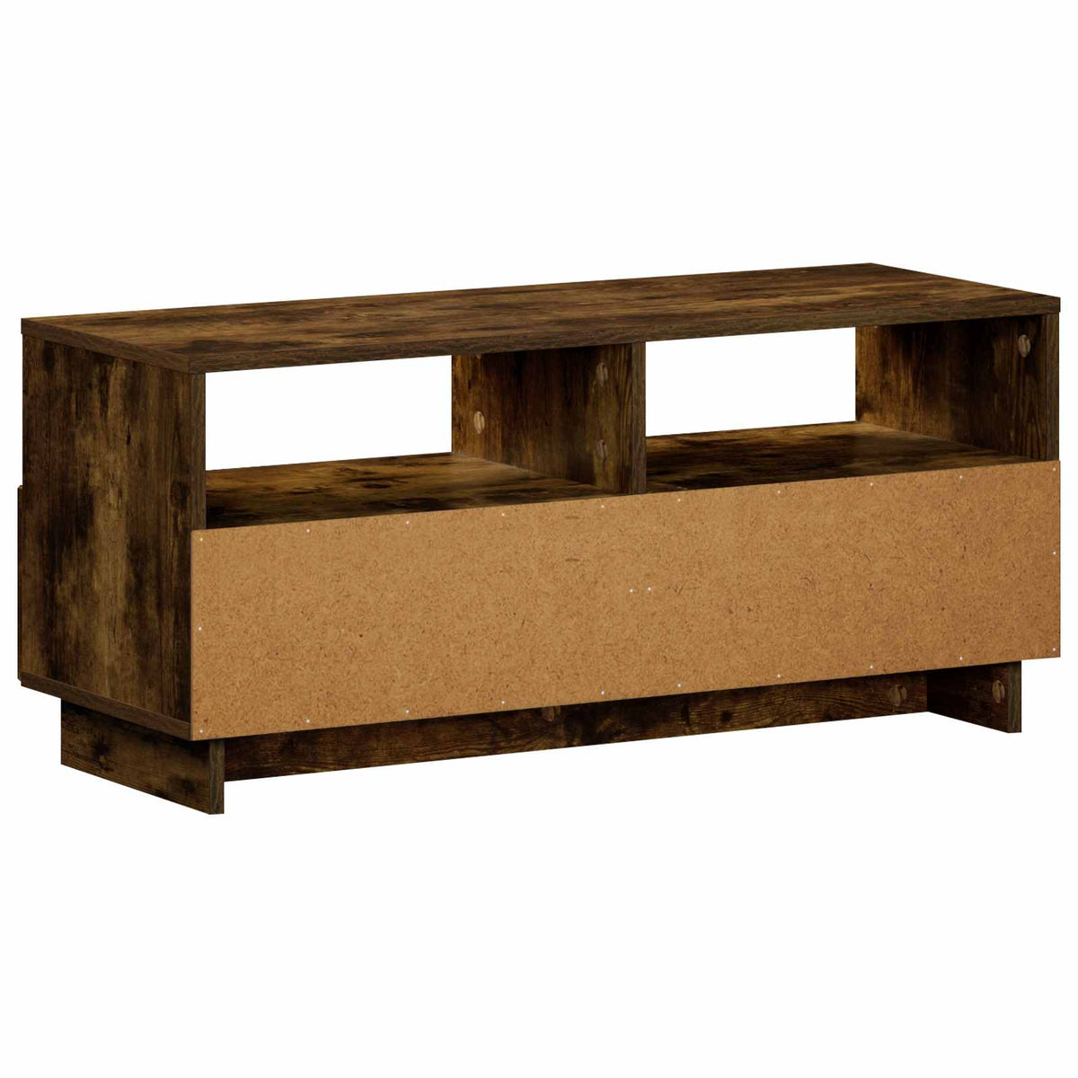 vidaXL TV Stand 90 x 34.5 x 40 cm Smoked Oak Engineered Wood 6