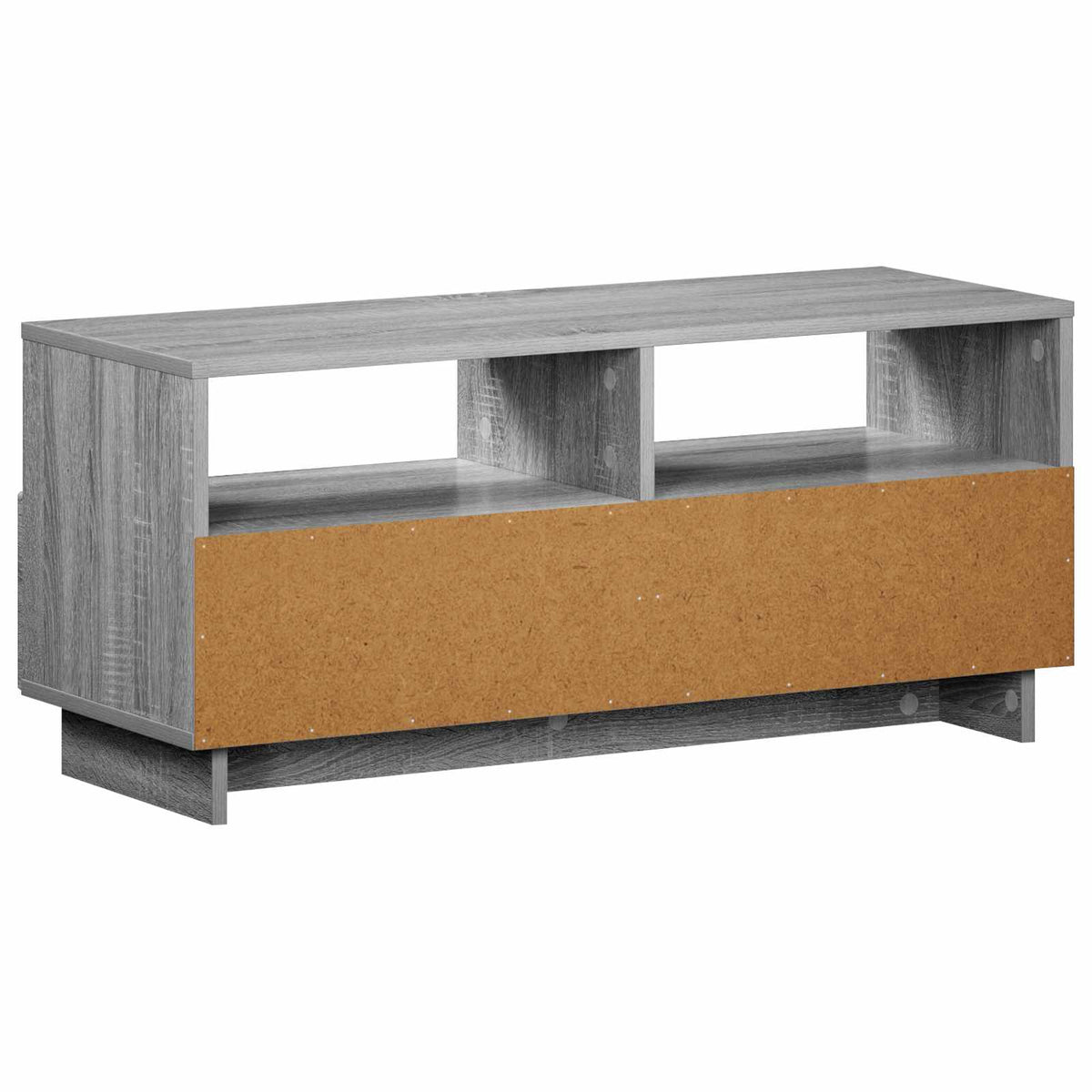 vidaXL TV Stand 90 x 34.5 x 40 cm Grey Sonoma Engineered Wood 6
