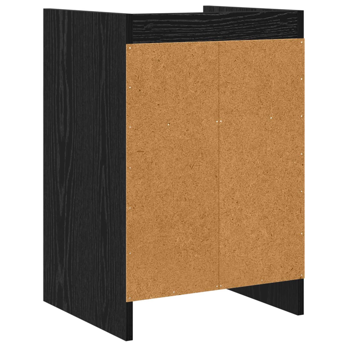 vidaXL Bedside Tables 2 pcs Black Oak 40 x 36 x 60 cm Engineered Wood 6