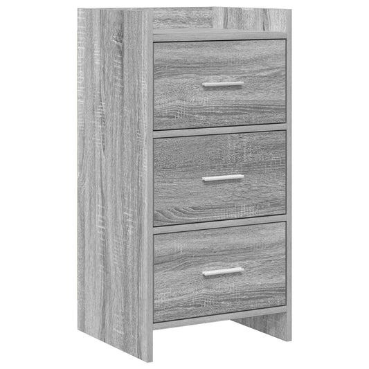 vidaXL Sideboard Grey Sonoma 40 x 36 x 80 cm Engineered Wood 2