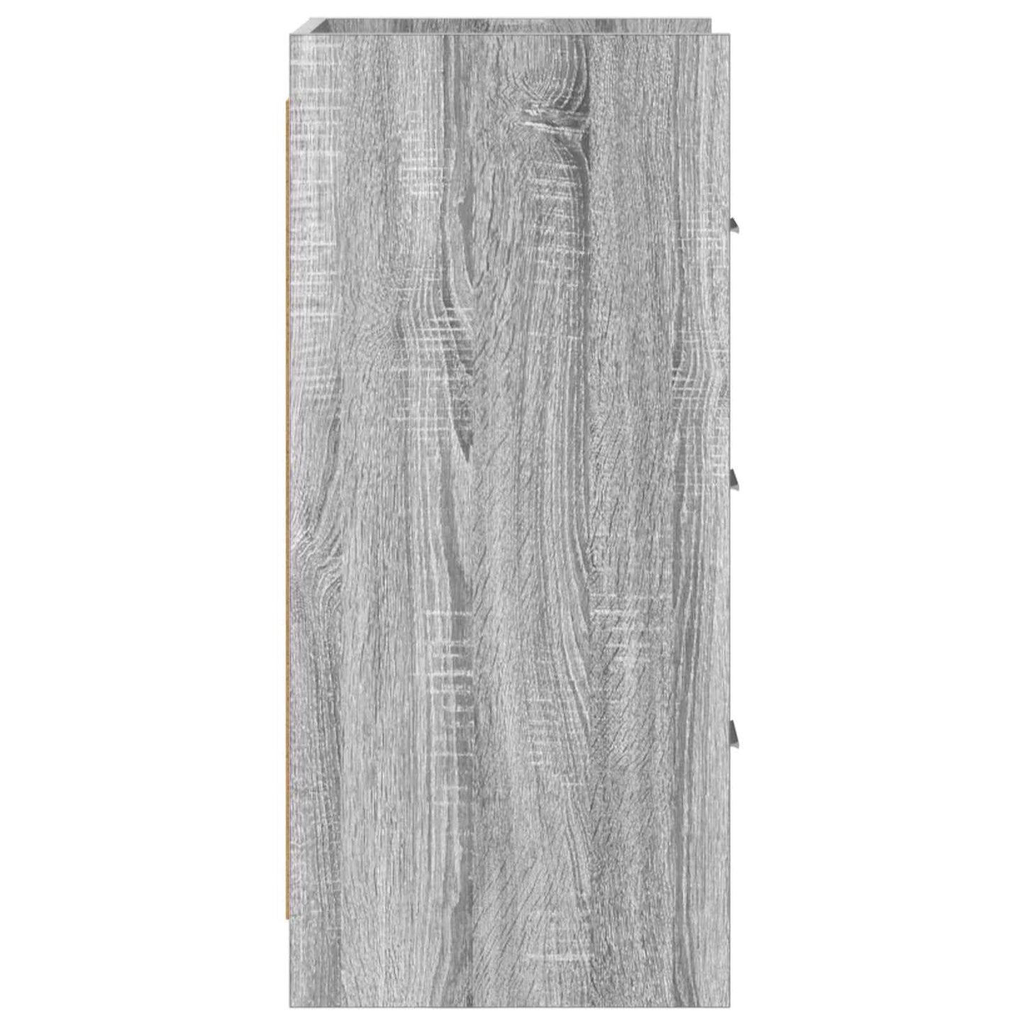 vidaXL Sideboard Grey Sonoma 40 x 36 x 80 cm Engineered Wood 6
