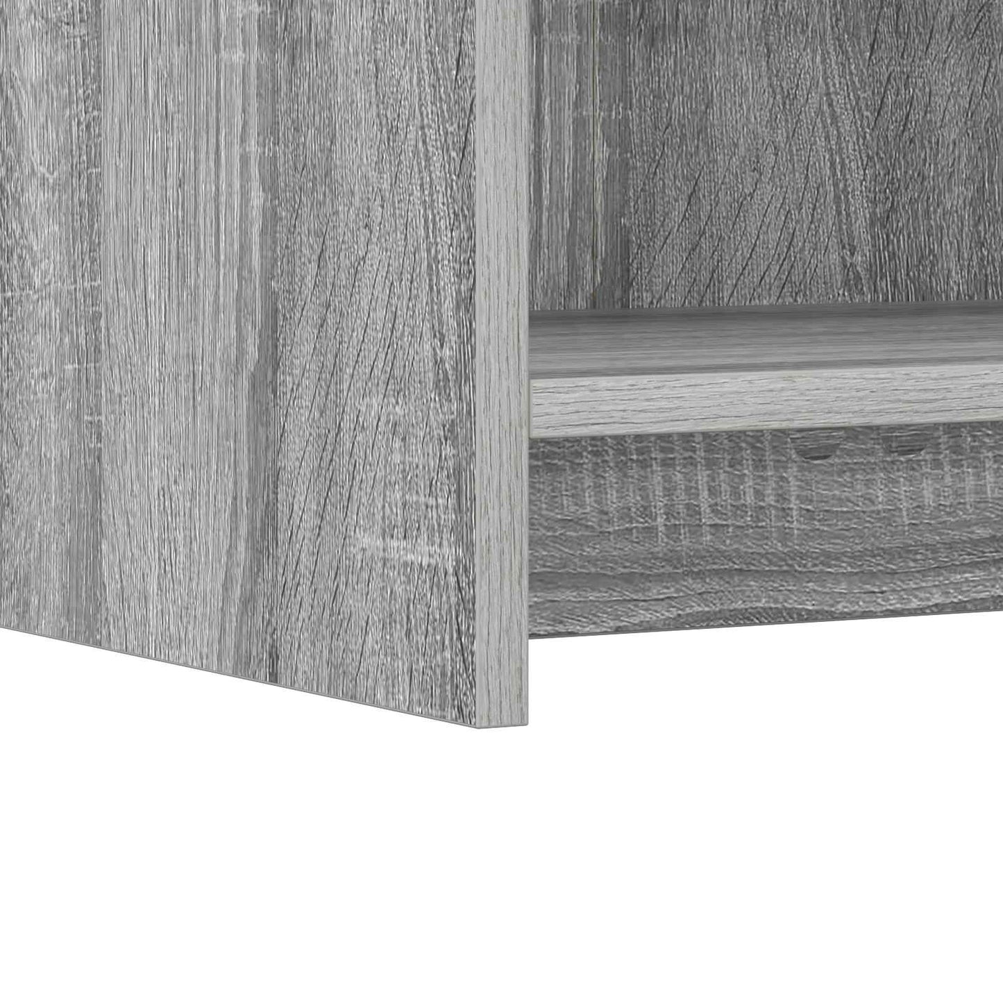 vidaXL Sideboard Grey Sonoma 75 x 36 x 80 cm Engineered Wood 6