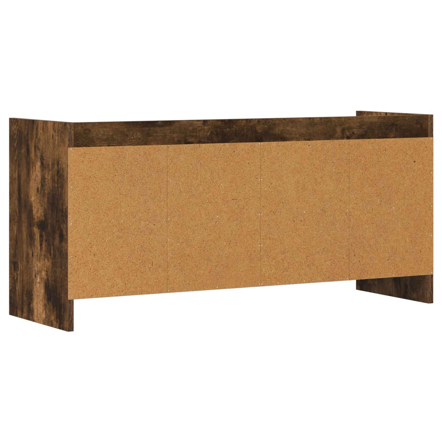 vidaXL TV Cabinet 100 x 33 x 47 cm Smoked Oak Engineered Wood 6