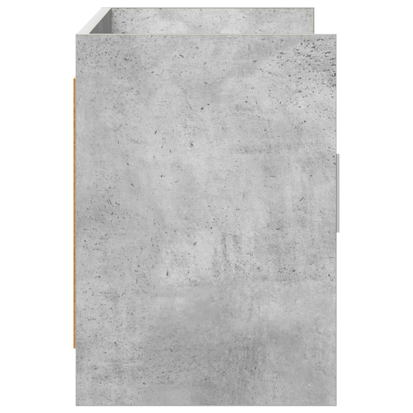 vidaXL TV Cabinet 102 x 33 x 47 cm Concrete Grey Engineered Wood 6