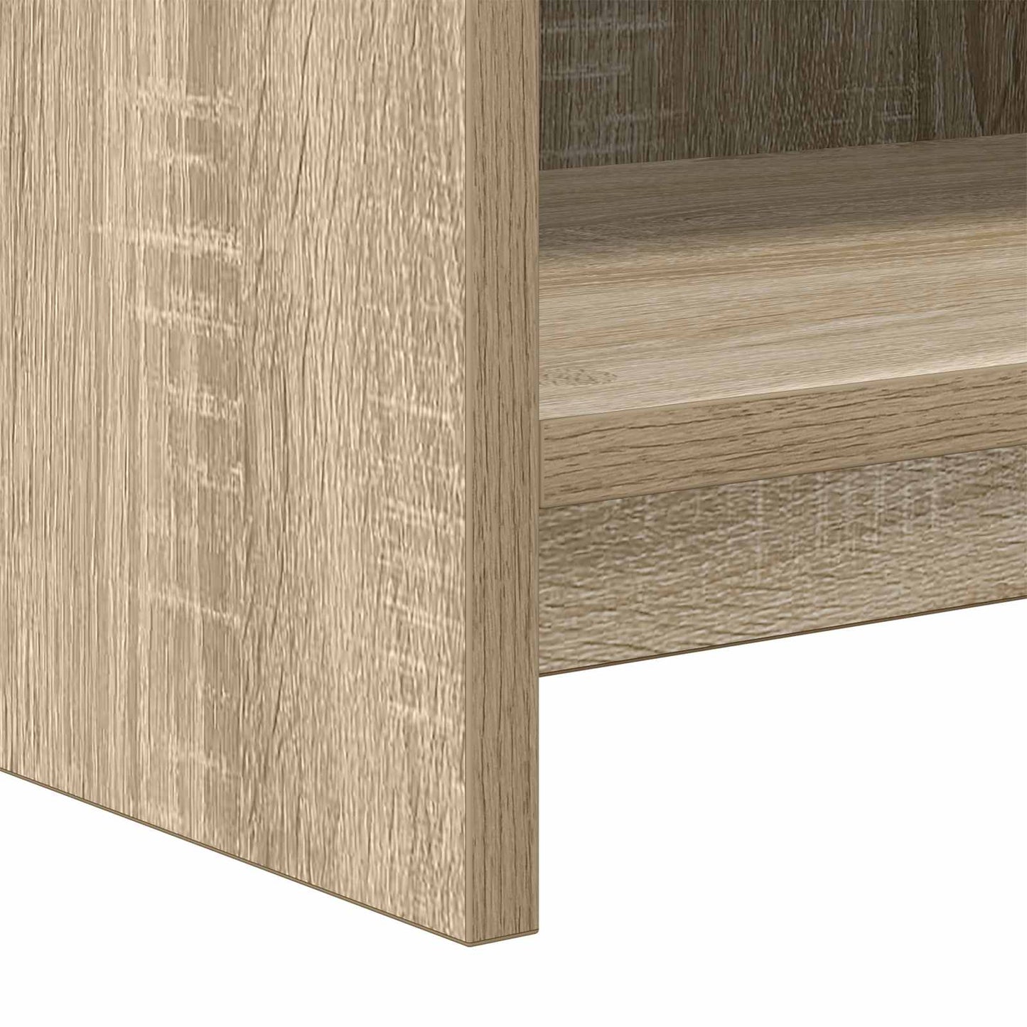 vidaXL TV Cabinet 100 x 33 x 47 cm Sonoma Oak Engineered Wood 6