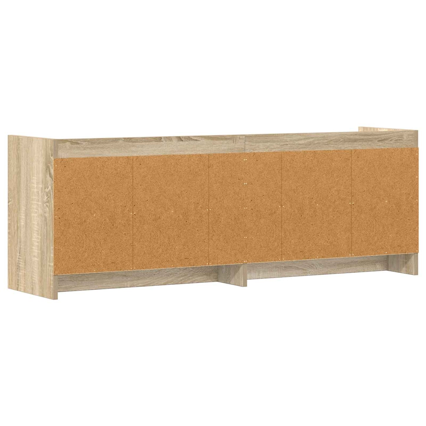 vidaXL TV Cabinet 135 x 33 x 47 cm Sonoma Oak Engineered Wood 6