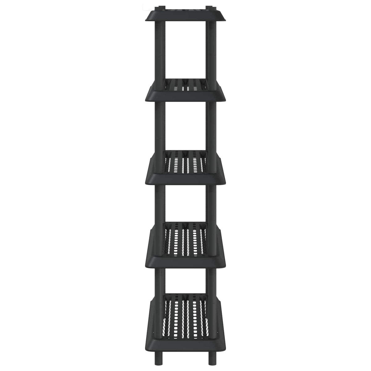 Shelving Unit 5-Tier PP Anthracite
