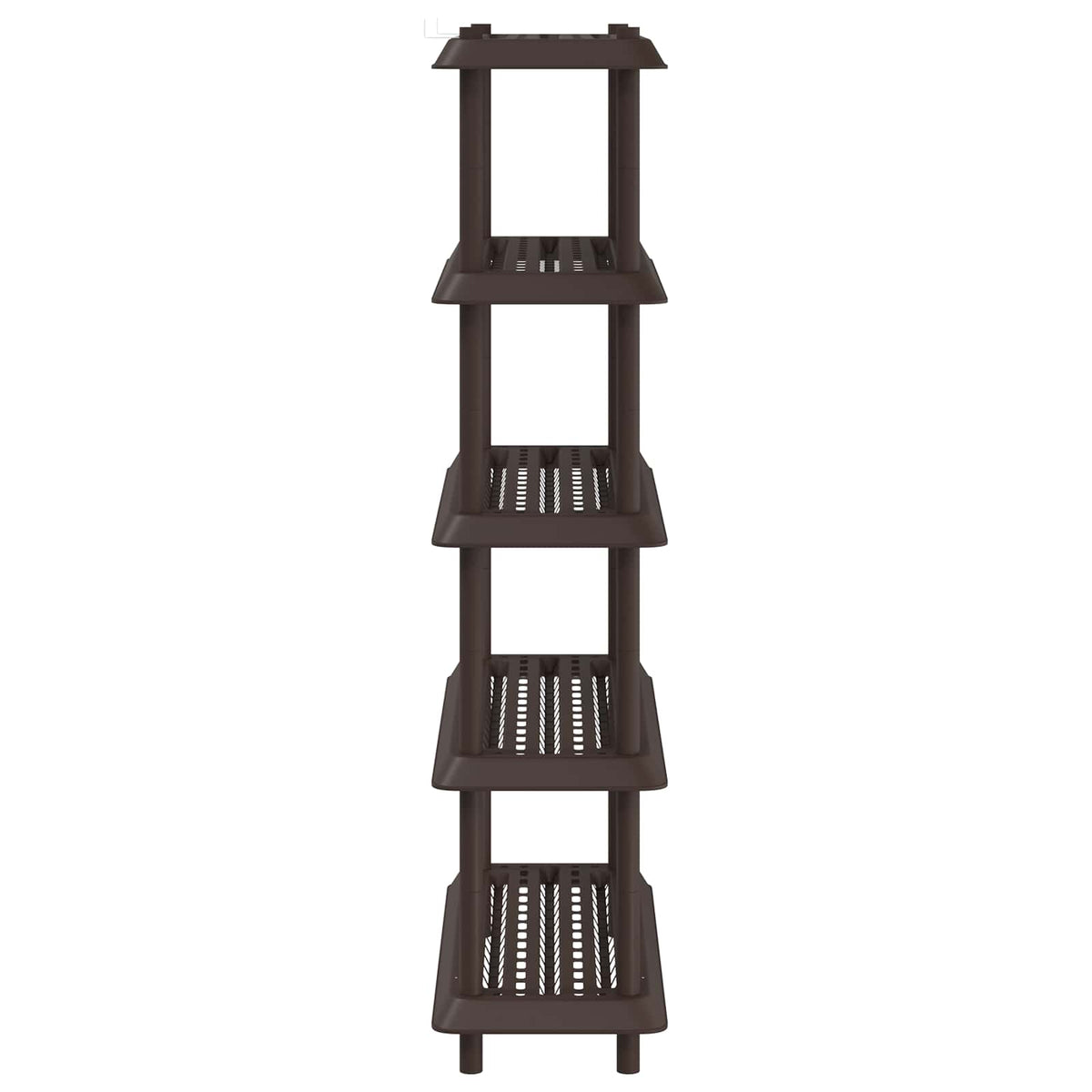 Shelving Unit 5-Tier PP Brown