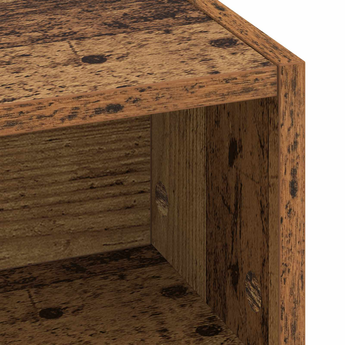 vidaXL Desk with Storage Old Wood 80 x 50 x 91 cm 6