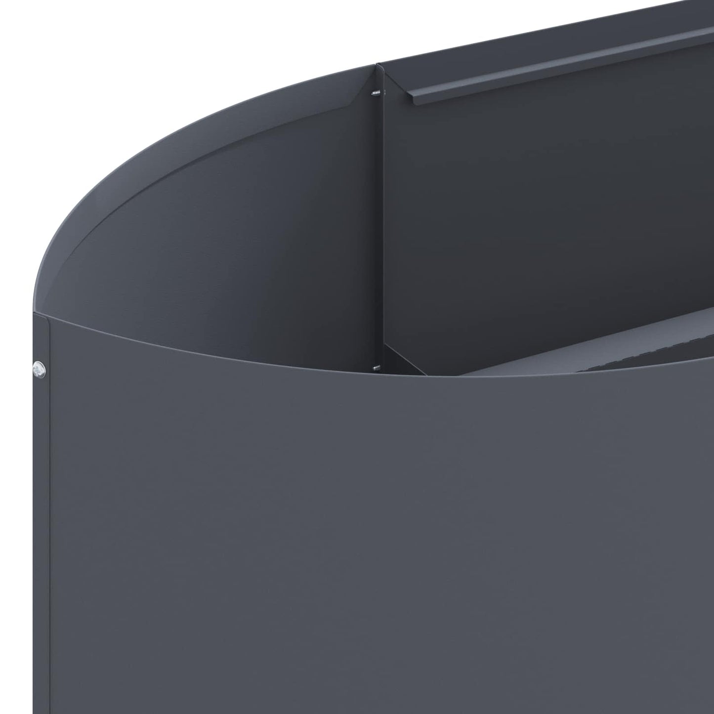 vidaXL Raised Garden Bed Anthracite 140 x 40x 40 cm Steel 6