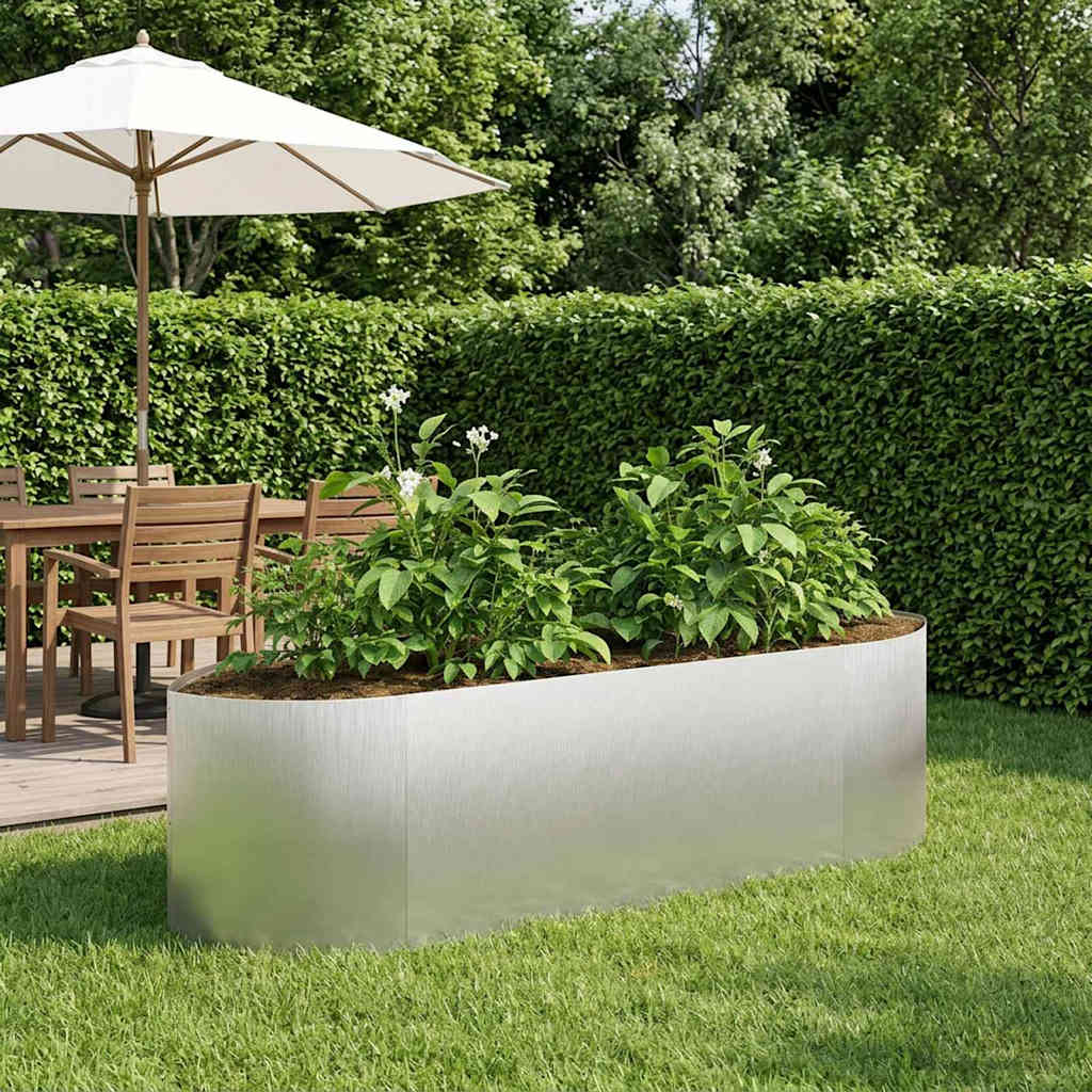 vidaXL Raised Garden Bed 140 x 40x 40 cm Steel