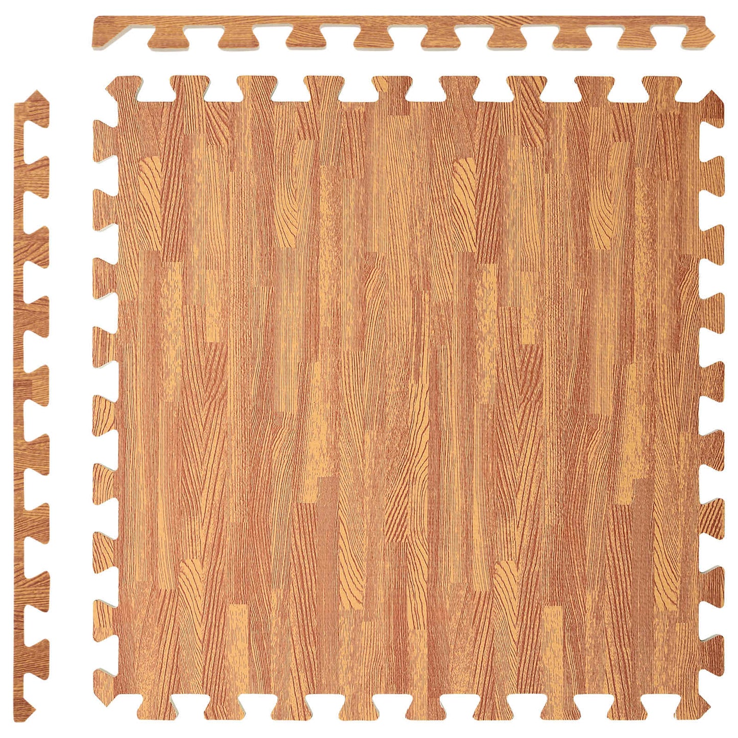 vidaXL Pool Ground Mat 6 pcs Wood 2.16 m² EVA Foam 6