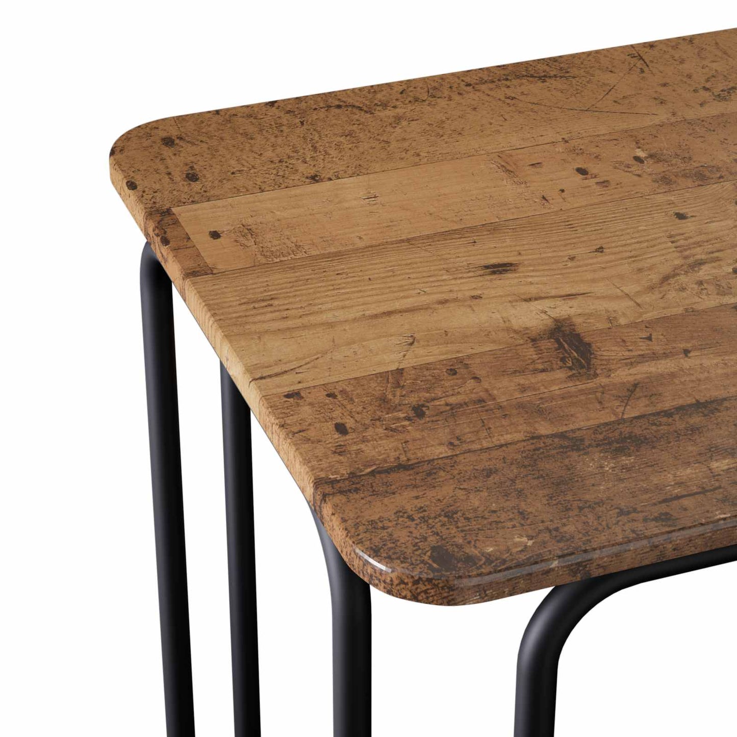 vidaXL Dining Table 100 x 50 x 75 cm Engineered Wood Old Wood 6
