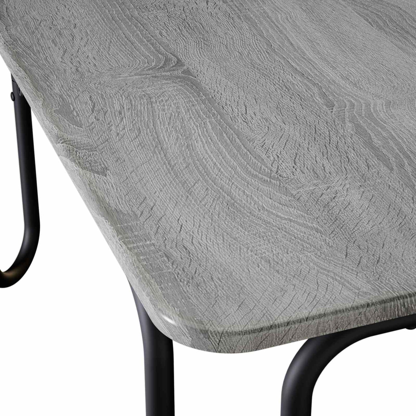 vidaXL Coffee Table Grey Sonoma 79.5 x 79.5 x 45 cm Engineered Wood 6