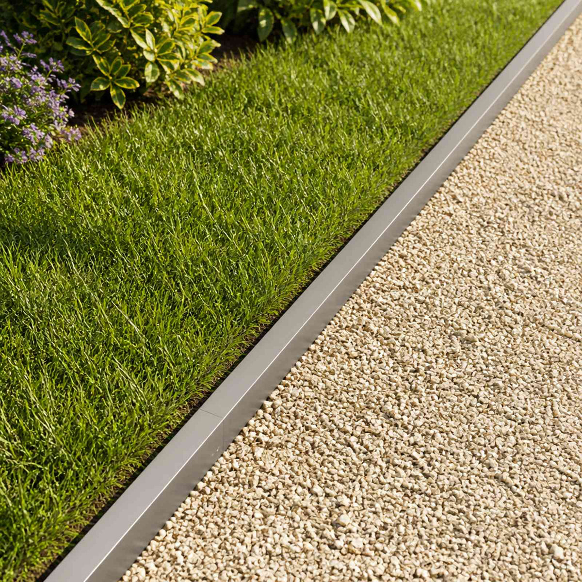 vidaXL Garden Cover Profile 100 x 5 x 5 cm Steel 10 pcs