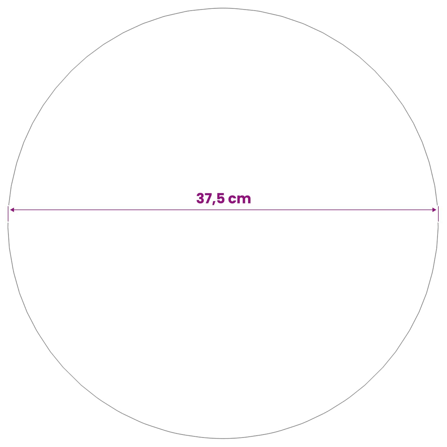 vidaXL Brushed Ball Ø 37.5 cm Silver Stainless Steel 201 5