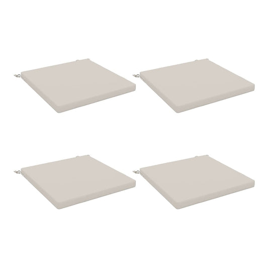 Seat Cushions SOEST Polyester Red Height Width White melange